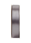 Offray Single Face Satin Ribbon Pewter, 7/8" x 21ft