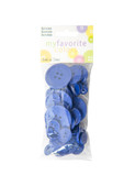 My Favorite Colors Blue Assorted Buttons, 3 Packages