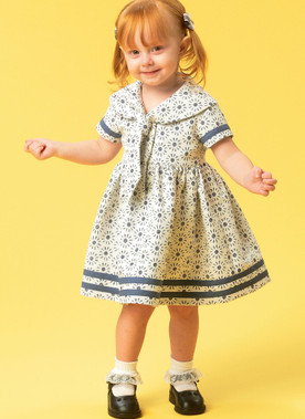 McCall's M6913 | Toddlers' Sailor Dresses and Ties