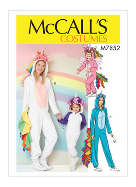McCall's M7852 (Digital) | Miss/Children's/Girls' Costume | Front of Envelope