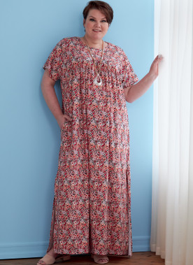 Butterick B6755 (Digital) | Women's/Women's Petite Yoke Dresses
