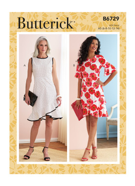 Butterick B6729 (Digital) | Misses' Dresses | Front of Envelope
