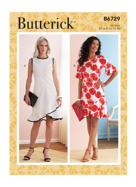 Butterick B6729 | Misses' Dresses | Front of Envelope