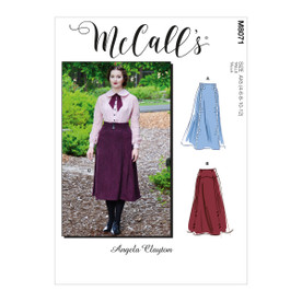 McCall's M8071 (Digital) | Misses' Historical Skirt | Front of Envelope