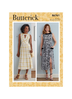 Butterick B6761 (Digital) | Misses' & Misses' Petite Dress | Front of Envelope