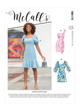 McCall's M8179 (Digital) | Misses' Dresses | Front of Envelope