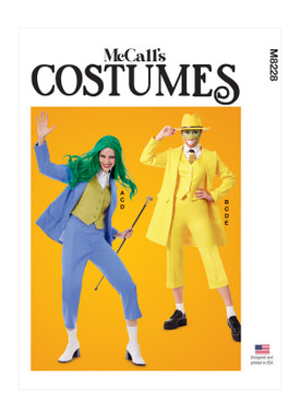 McCall's M8228 | Misses' Jacket, Vest and Cropped Pants Costume | Front of Envelope