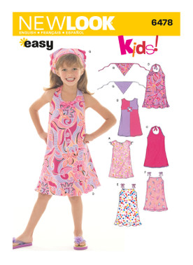 New Look N6478 | Child's Dresses | Front of Envelope