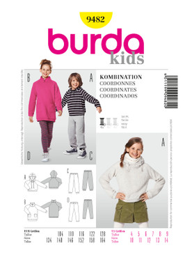 Burda Style BUR9482 | Coordinates | Front of Envelope