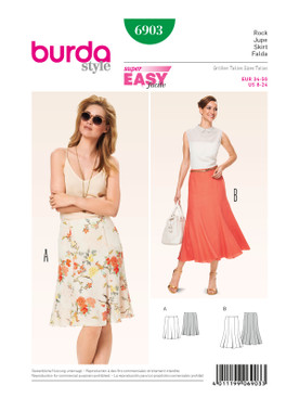 Burda Style BUR6903 | Skirts | Front of Envelope
