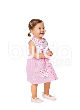 Burda Style BUR9357 | Baby Collar Dress and Panties