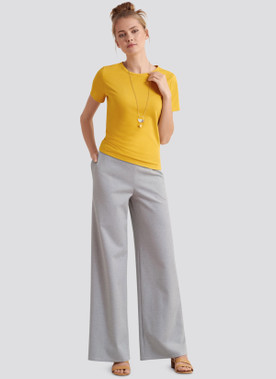 Simplicity S8378 | Misses' Knit Pants with Two Leg Widths and Options for Design Hacking