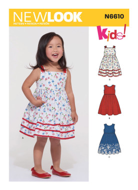 New Look N6610 | Toddlers' Dress | Front of Envelope