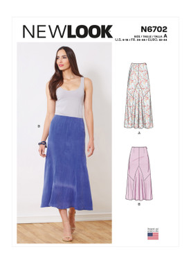 New Look N6702 | Misses' Skirts | Front of Envelope