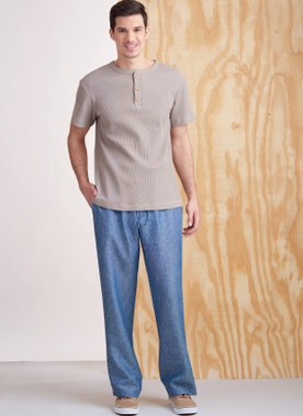 Simplicity S9315 | Men's Knit Tops and Pants