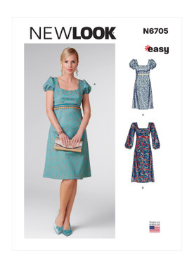 New Look N6705 | Misses' Dress | Front of Envelope