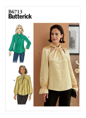 Butterick B6713 (Digital) | Misses' Top | Front of Envelope