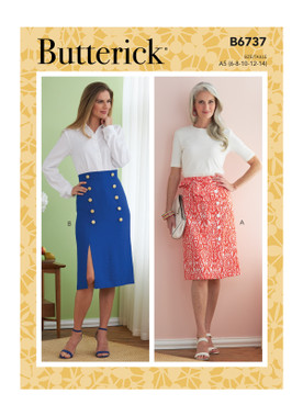Butterick B6737 (Digital) | Misses' Skirts | Front of Envelope