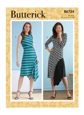 Butterick B6724 (Digital) | Misses' Dresses | Front of Envelope