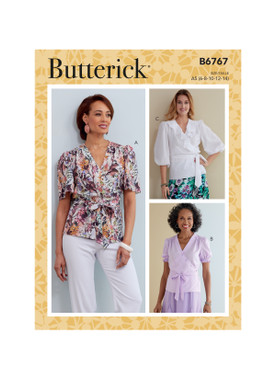 Butterick B6767 (Digital) | Misses' Top | Front of Envelope