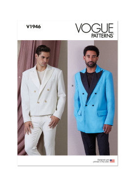 Vogue Patterns V1946 | Men’s Jacket | Front of Envelopes