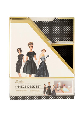 Simplicity Vintage Desk Accessory Set