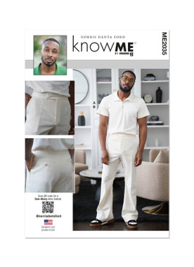 McCall's ME2035 (PDF) | Men's Polo Shirt and Pants | Front of Envelope