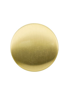 La Mode 3/4" Satin Gold Flat Shank Buttons, 3 Packages
