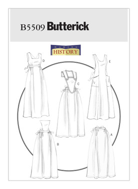 Historical Full-Length and Waist Aprons