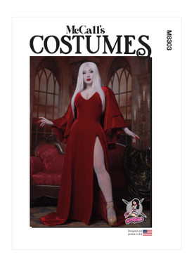 Dress and Sleeved Cape by Yaya Han
