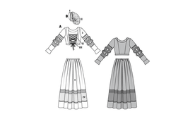 Burda Style Sewing Pattern Renaissance
