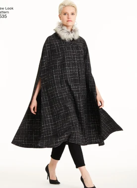 New Look Sewing Pattern Misses' Capes in Four Lengths