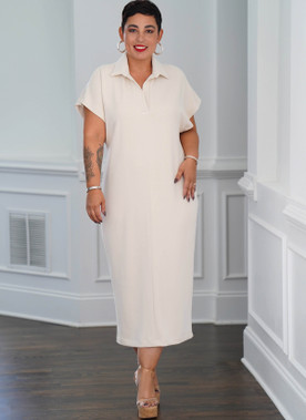 Misses' Knit Dress in Two Lengths by Mimi G Style
