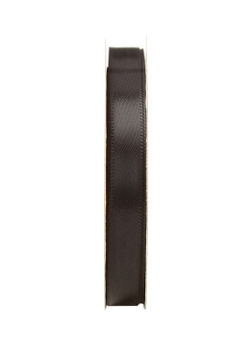 Single Face Satin Ribbon - Black, 3/8" x 21ft