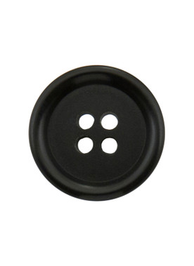 3/4" Black Buttons, 3 Packages