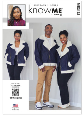 Know Me Sewing Pattern Unisex Motorcycle Jacket by Brittany J. Jones