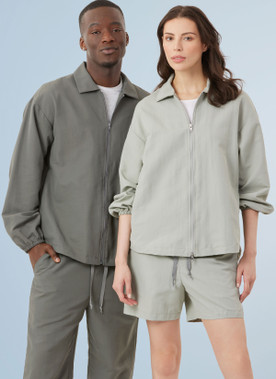 Simplicity Sewing Pattern Unisex Jacket, Shorts and Pants