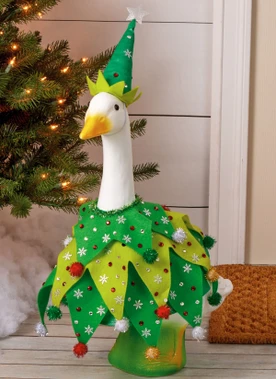 Simplicity Sewing Pattern Porch Geese Clothes for Christmas Holiday