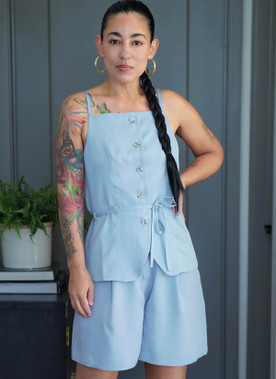 Simplicity Sewing Pattern Misses' Vest Top and Shorts by Mimi G Style