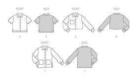 Burda Style Pattern 5646 Misses' Shirts