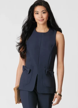 Simplicity Sewing Pattern Misses’ and Miss Petite Sleeveless Top & Tapered Pants Set