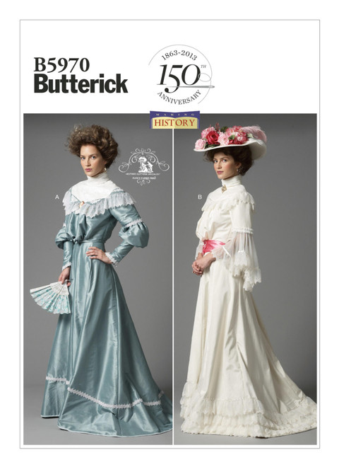 Butterick B5970 | Ruffled Tops and Floor-Length Skirts | Front of Envelope