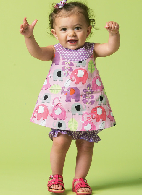 McCall's M6912 | Infants' Reversible Top, Dresses, Bloomers and Pants