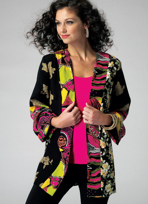 McCall's M7132 | Misses' Patchwork Kimono Jackets