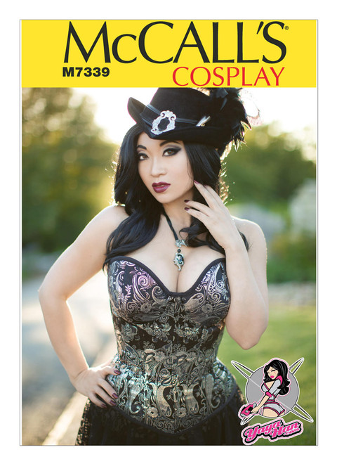 McCall's M7339 | Overbust or Underbust Corsets by Yaya Han | Front of Envelope