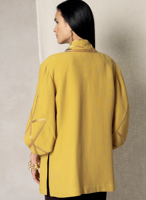 Vogue Patterns V1493 | Misses' Tulip Banded-Sleeve Kimono Jacket