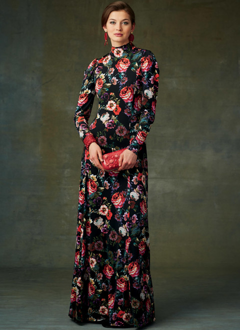 Vogue Patterns V9264 | Misses'/Misses' Petite Knit, Fit-And-Flare Dresses