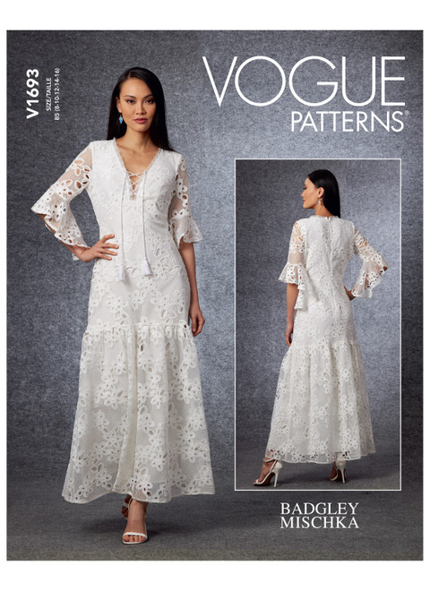 Vogue Patterns V1693 | Misses' Special Occasion Dress | Front of Envelope
