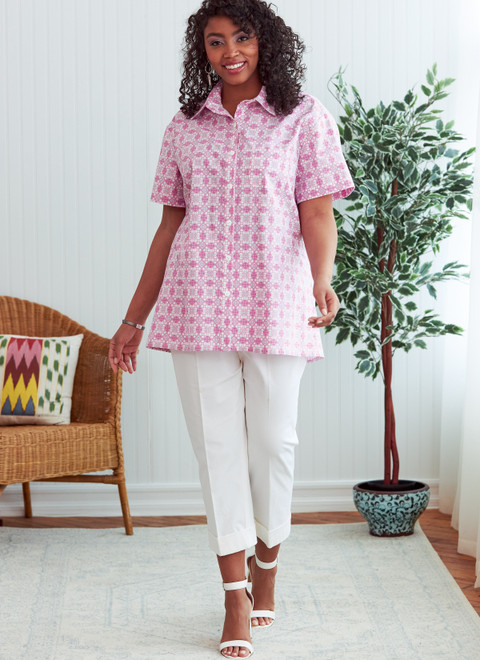 Butterick B6841 | Unisex Button-Down Shirts