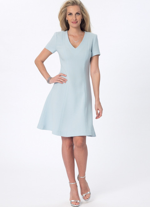 Butterick B6850 | Misses' Jewel or V-Neck Fit & Flare Dresses